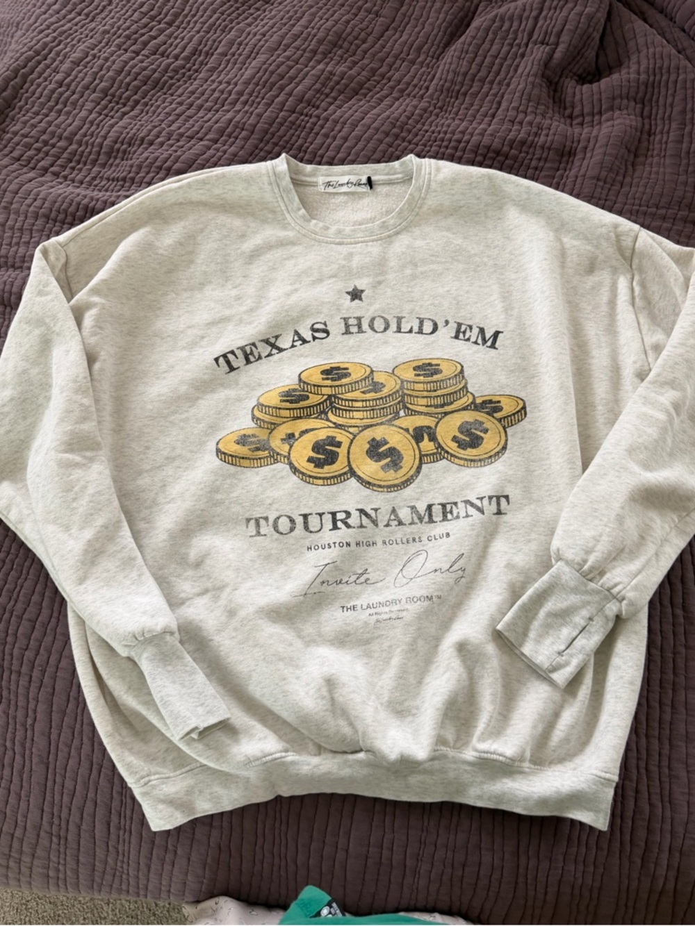 The Laundry Room Crewneck Sweatshirt - Texas Hold ‘Em